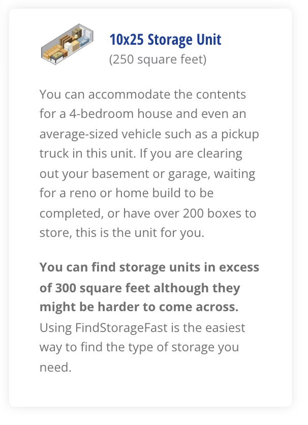 Types of Storage Units Find Storage Fast